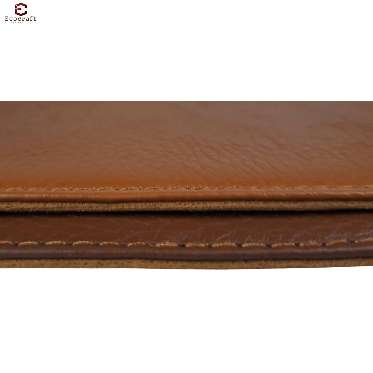 Tan Leather Genuine Leather Classic A5 Size Desk Pad Tan Non-Slip Mouse Pad For Office & Home