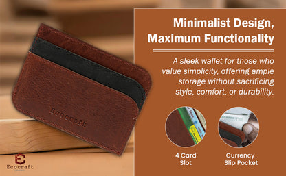 Slim Minimalist Front Pocket Card Case
