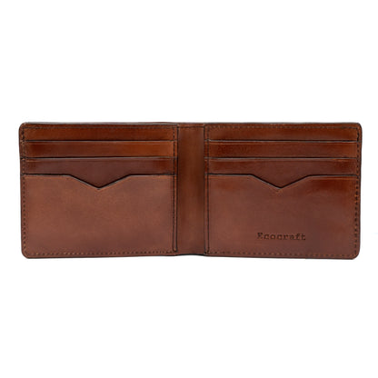 Brown Genuine Italian Handcrafted Leather Wallet