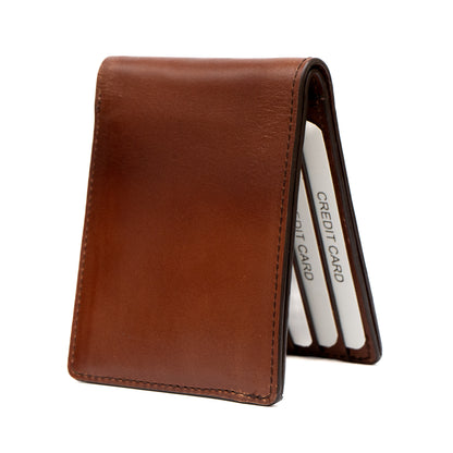 Brown Genuine Italian Handcrafted Leather Wallet