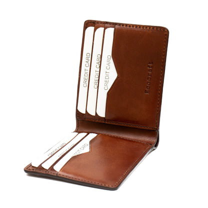 Brown Genuine Italian Handcrafted Leather Wallet