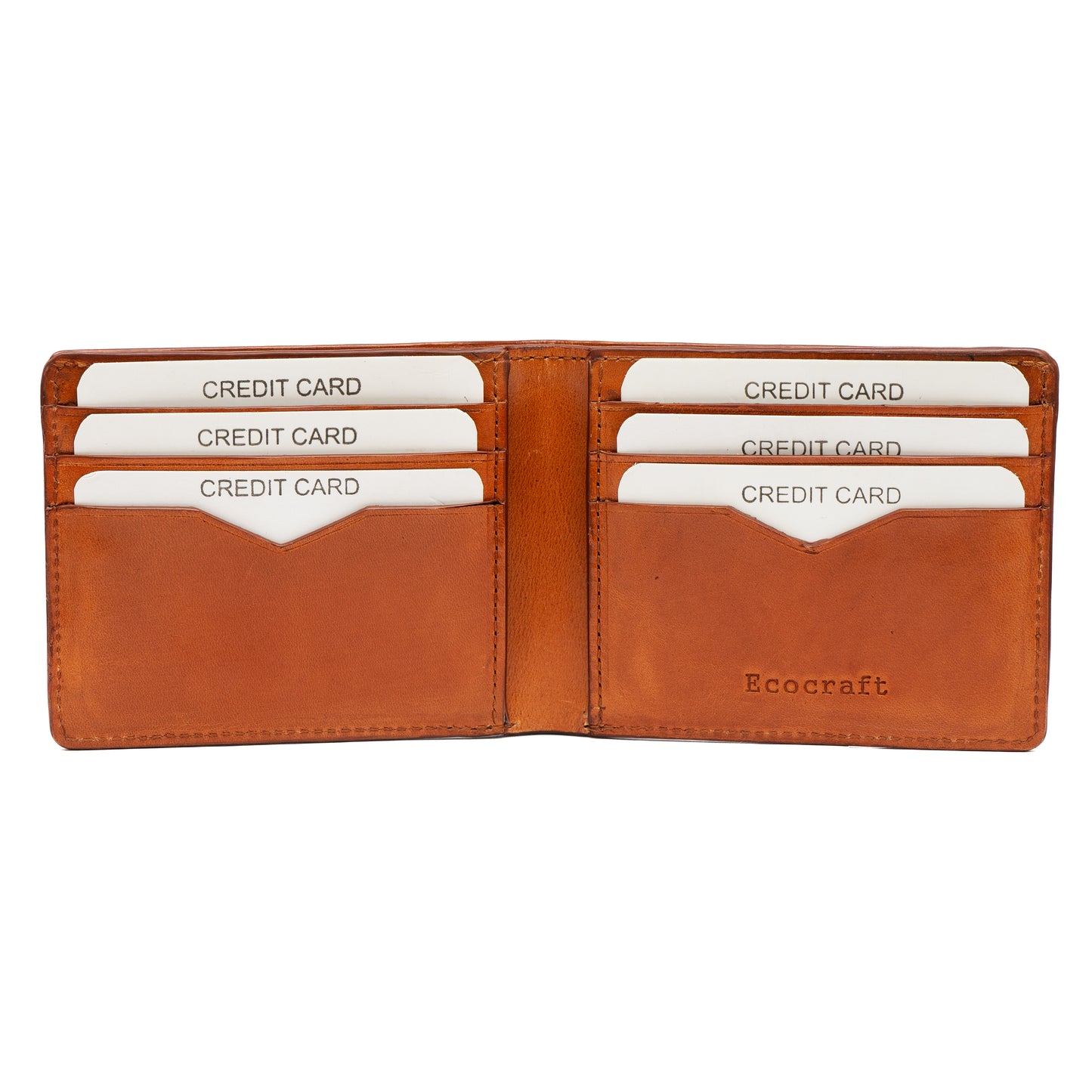 Tan Genuine Italian Handcrafted Leather Wallet