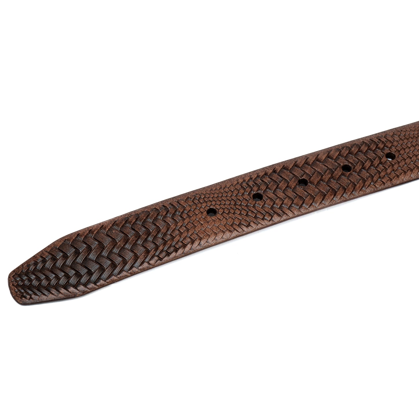 Textured Genuine Leather Belt