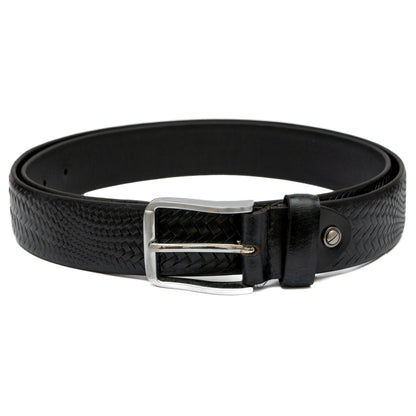 Textured Genuine Leather Belt