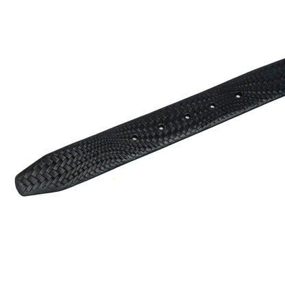 Textured Genuine Leather Belt