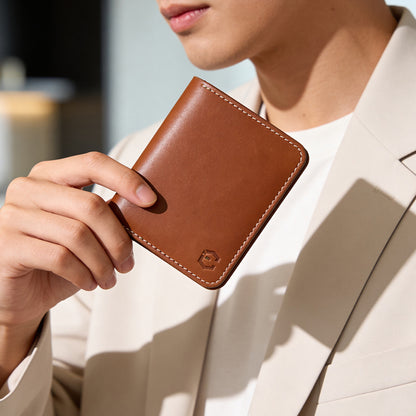 Premium Full Grain Leather Card Holder