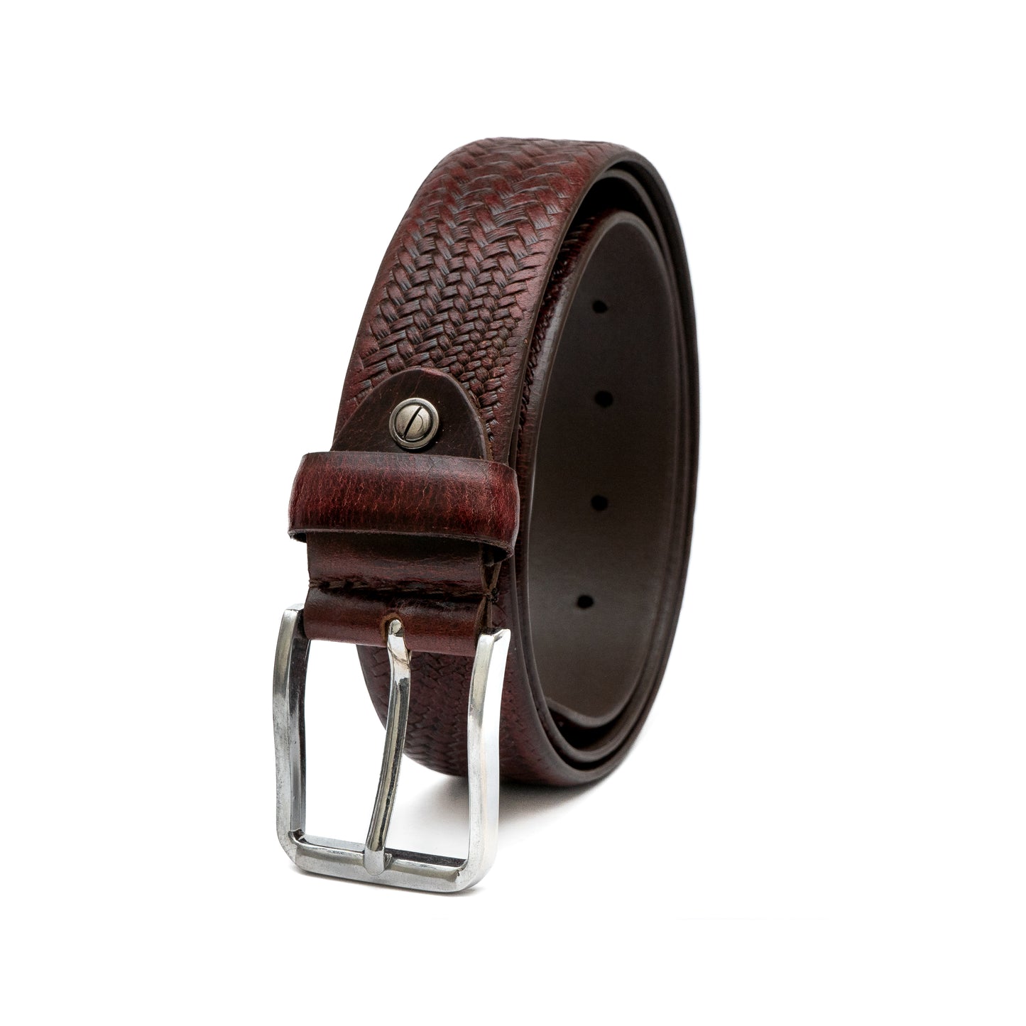 Textured Genuine Leather Belt