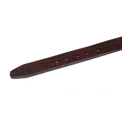 Textured Genuine Leather Belt
