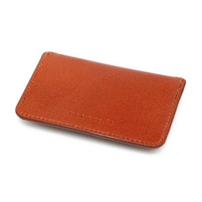 Full Grain Aniline Leather Minimalist Card Case
