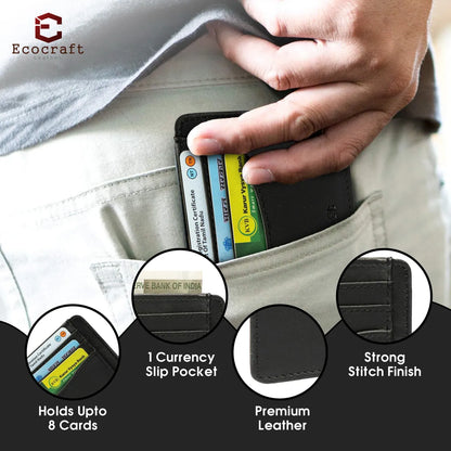Nappa Slim Leather Card Case