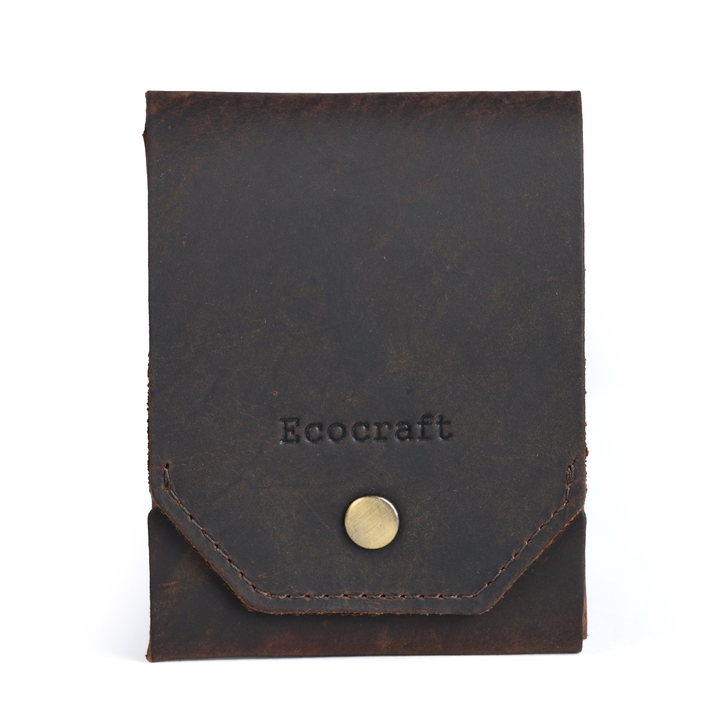 Genuine Leather Flip Slim Wallet-Hunter Leather