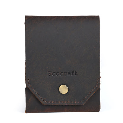 Genuine Leather Flip Slim Wallet-Hunter Leather