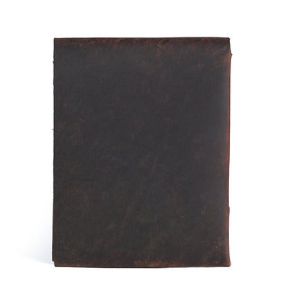 Genuine Leather Flip Slim Wallet-Hunter Leather