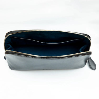Aniline Leather Travel Organizer Pouch