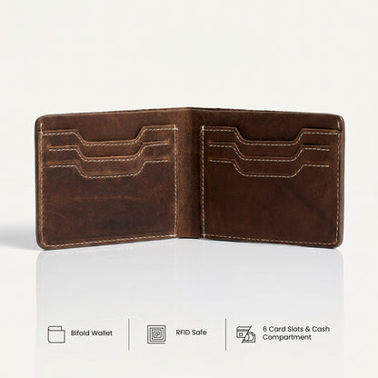 Hunter Rugged Bifold Wallet