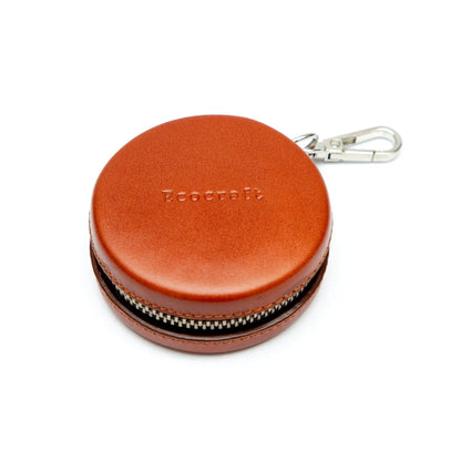 Premium Full Grain Leather Earphone Case