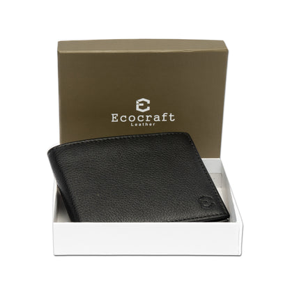 Pebble Leather Slim Bifold Wallet