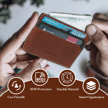 Slim Minimalist Front Pocket Card Case