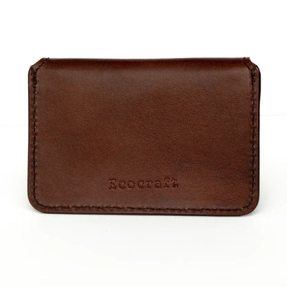 Full Grain Aniline Leather Minimalist Card Case